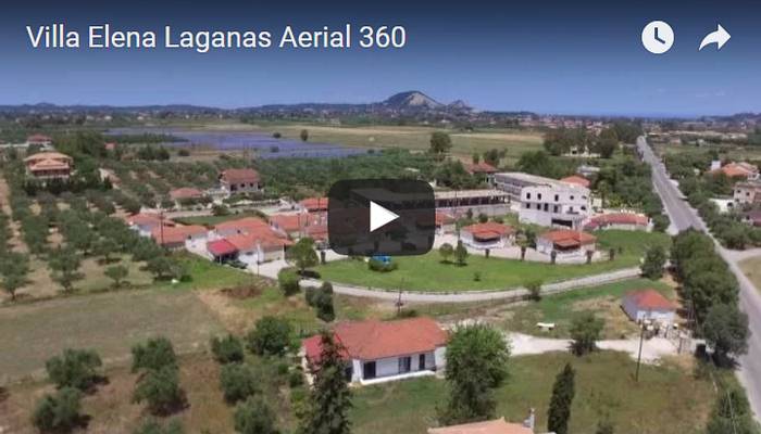 Villa Elena Laganas Aerial 360 Video